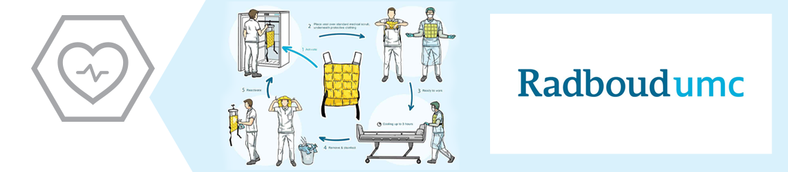 COVID-19-NURSES EXPERIENCE LESS HEAT DURING THEIR JOB DUE TO COOLING VESTS